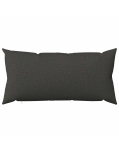 Federa 2 pz HEERLEN Grigio Scuro 40 x 80 cm Tessuto 2