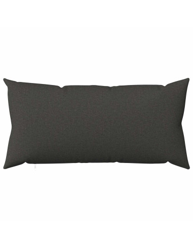 Federa 2 pz HEERLEN Grigio Scuro 40 x 80 cm Tessuto