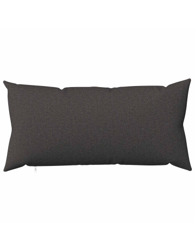 Federa 6 pz HEERLEN Grigio Scuro 40 x 80 cm Tessuto