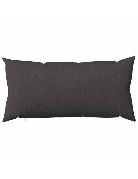Federa 6 pz HEERLEN Grigio Scuro 40 x 80 cm Tessuto