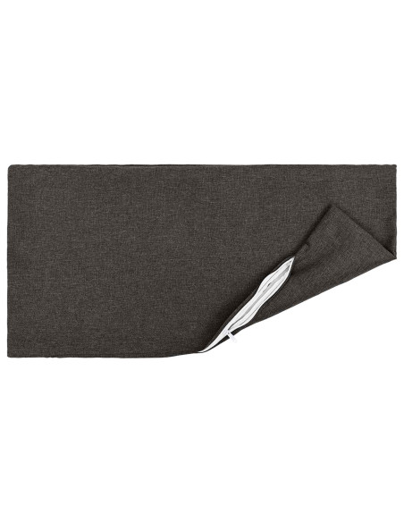 Federa 6 pz HEERLEN Grigio Scuro 40 x 80 cm Tessuto