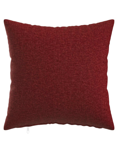 Federa 12 pz HEERLEN Rosso Vino 45 x 45 cm Tessuto