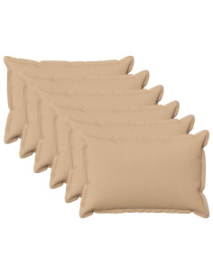 Federa 6 pcs HOUTEN Crema 50 x 80 cm Lino
