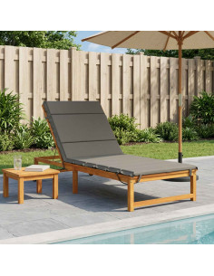 Cuscino per Lettino GEMERT 100% Poliestere Grigio