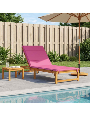 Cuscino per Lettino GEMERT 100% Poliestere Rosa 200 x 80 x 3 cm