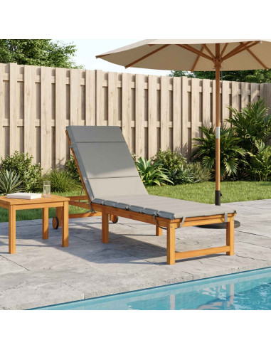 Cuscino per Lettino GEMERT 100% Poliestere Grigio