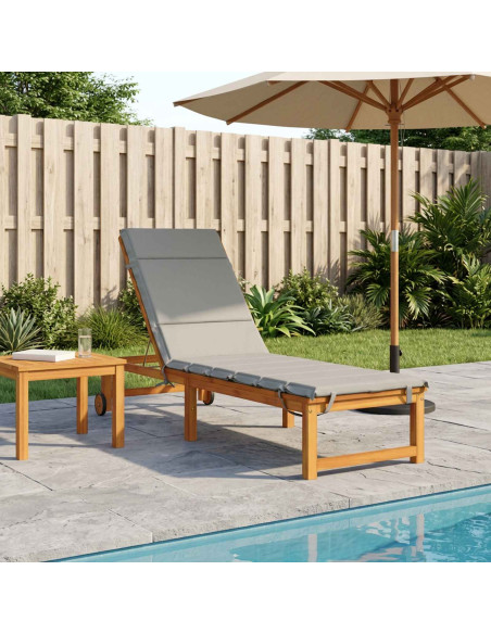 Cuscino per Lettino GEMERT 100% Poliestere Grigio