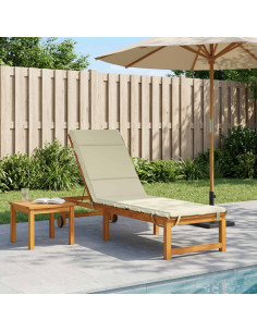 Cuscino per Lettino GEMERT 100% Poliestere Crema