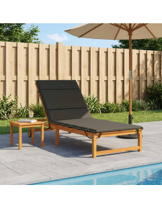 Cuscino per Lettino GEMERT 100% Poliestere Antracite