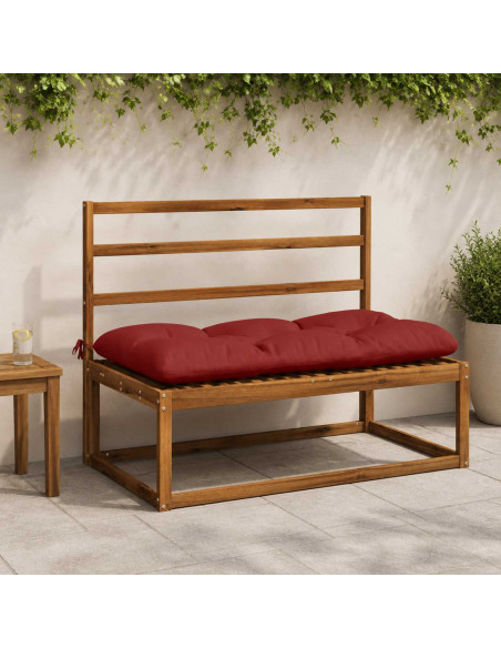 Cuscini per Panchina a 2 Pezzi VIANEN 100% Poliestere Rosso