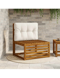Cuscino per schienale di pallet VIANEN 100% Poliestere Bianco
