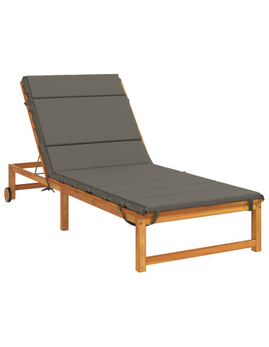 Cuscino per Lettino GEMERT 100% Poliestere Grigio
