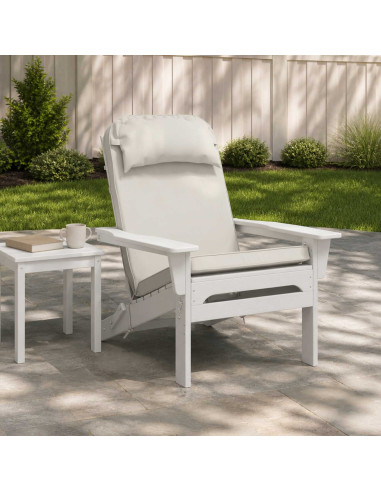 Cuscino per Lounger Sole 100% Poliestere Bianco 55 x 124 x 5 cm