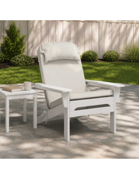 Cuscino per Lounger Sole 100% Poliestere Bianco 55 x 124 x 5 cm