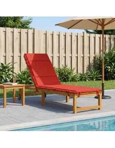 Cuscino per Lettino GEMERT 100% Poliestere Rosso
