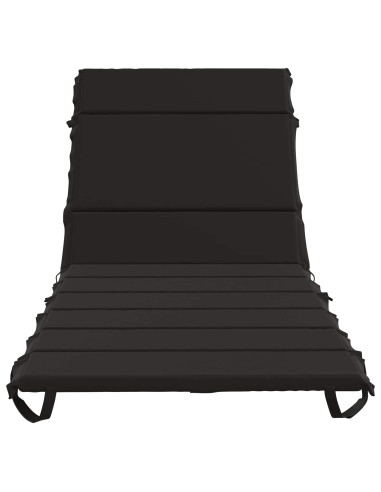 Cuscino per Lettino GEMERT 100% Poliestere Nero 200 x 80 x 3 cm