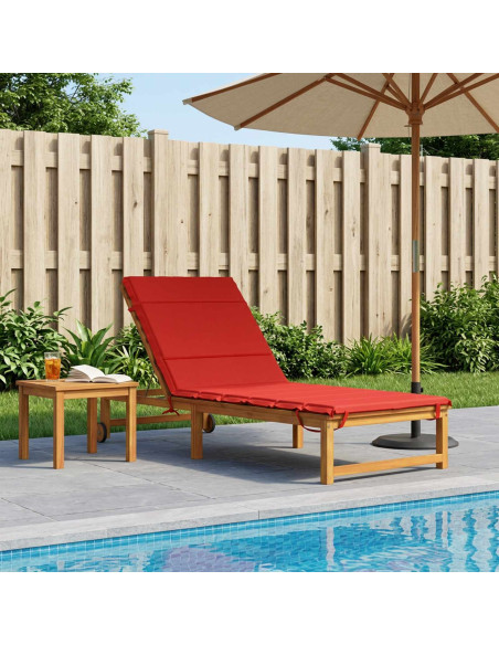 Cuscino per Lettino GEMERT 100% Poliestere Rosso