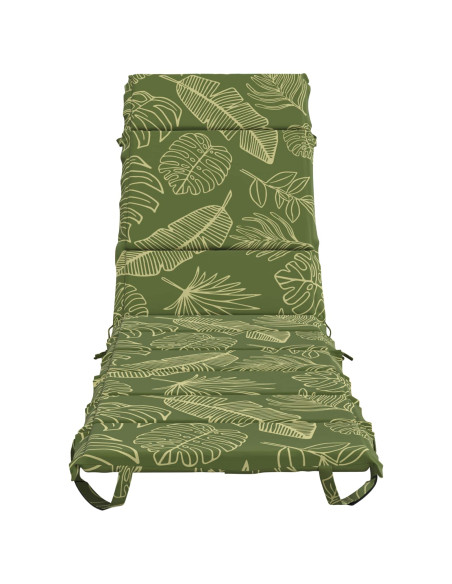 Cuscino per Lettino GEMERT 100% Poliestere Design a foglia