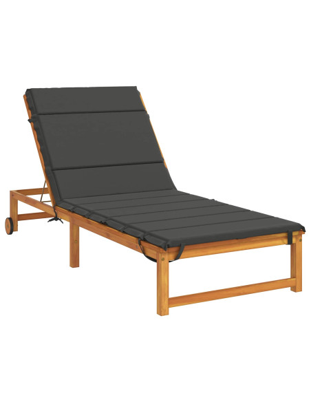 Cuscino per Lettino GEMERT 100% Poliestere Antracite