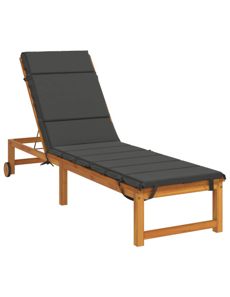Cuscino per Lettino GEMERT 100% Poliestere Antracite