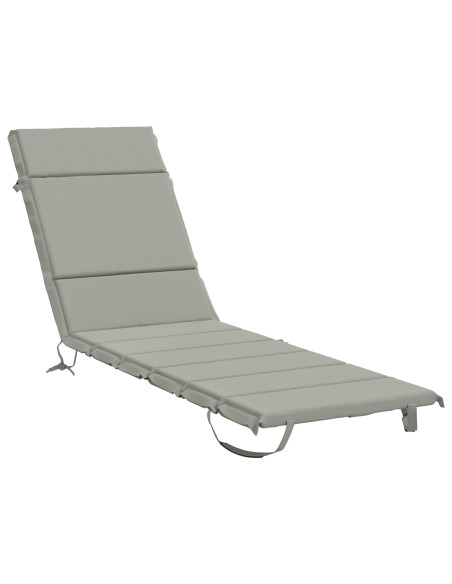 Cuscino per Lettino GEMERT 100% Poliestere Grigio