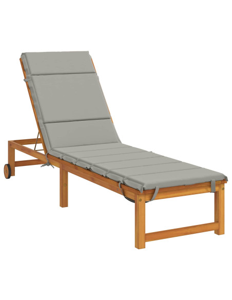 Cuscino per Lettino GEMERT 100% Poliestere Grigio