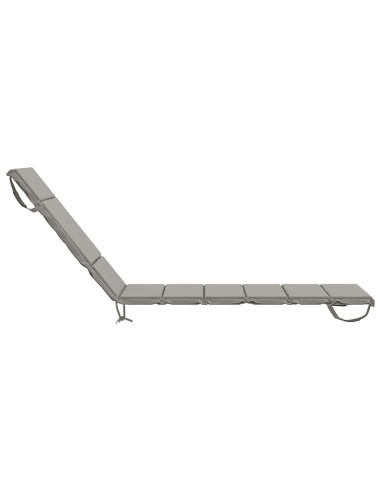 Cuscino per Lettino GEMERT 100% Poliestere Grigio