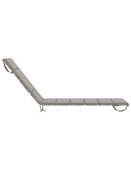 Cuscino per Lettino GEMERT 100% Poliestere Grigio