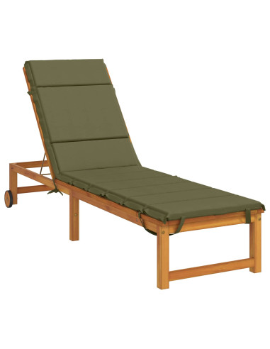 Cuscino per Lettino GEMERT 100% Poliestere Verde Oliva