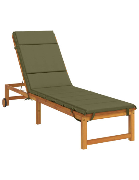 Cuscino per Lettino GEMERT 100% Poliestere Verde Oliva
