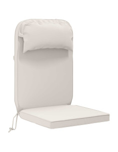 Cuscino per Lounger Sole 100% Poliestere Bianco 55 x 124 x 5 cm 2