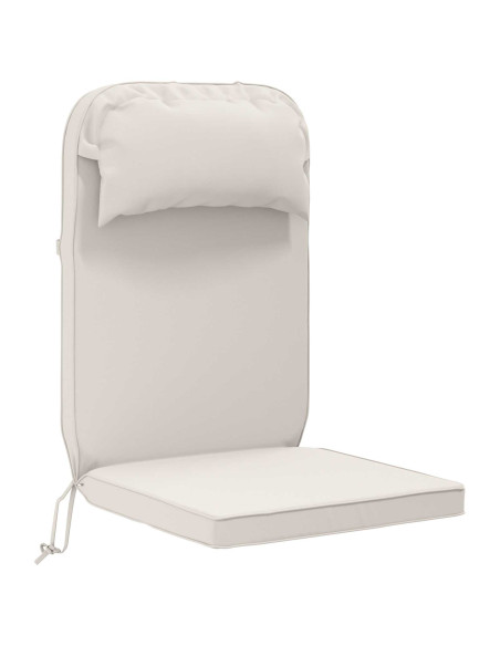 Cuscino per Lounger Sole 100% Poliestere Bianco 55 x 124 x 5 cm