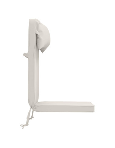 Cuscino per Lounger Sole 100% Poliestere Bianco 55 x 124 x 5 cm