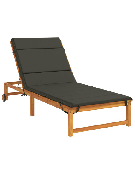 Cuscino per Lettino GEMERT 100% Poliestere Antracite