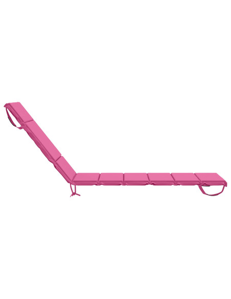 Cuscino per Lettino GEMERT 100% Poliestere Rosa 200 x 60 x 3 cm