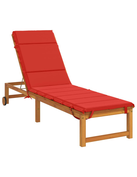 Cuscino per Lettino GEMERT 100% Poliestere Rosso