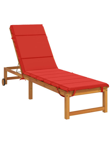 Cuscino per Lettino GEMERT 100% Poliestere Rosso