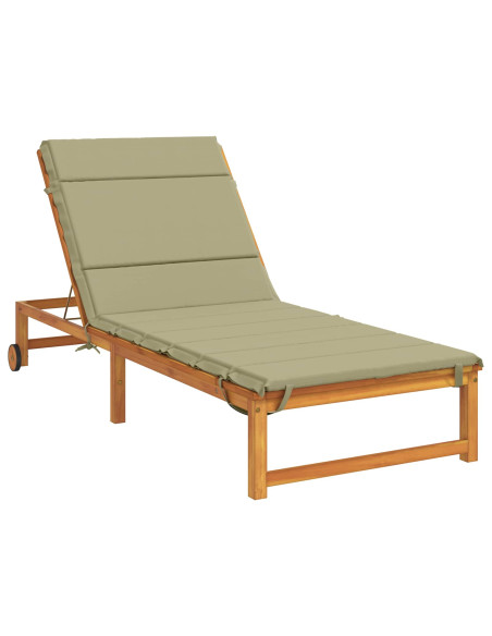 Cuscino per Lettino GEMERT 100% Poliestere Verde chiaro
