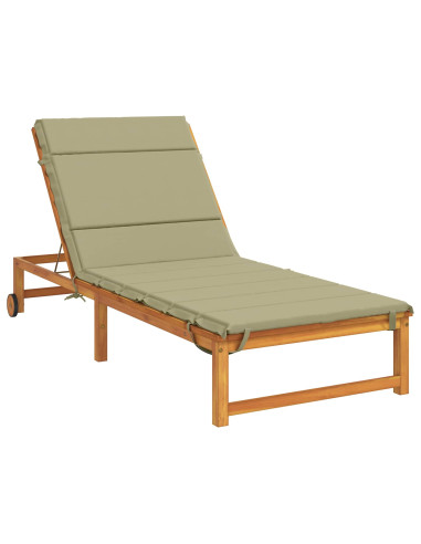 Cuscino per Lettino GEMERT 100% Poliestere Verde chiaro
