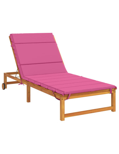 Cuscino per Lettino GEMERT 100% Poliestere Rosa 200 x 70 x 3 cm