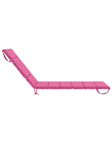 Cuscino per Lettino GEMERT 100% Poliestere Rosa 200 x 70 x 3 cm