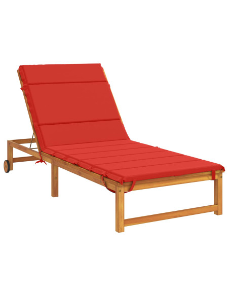 Cuscino per Lettino GEMERT 100% Poliestere Rosso