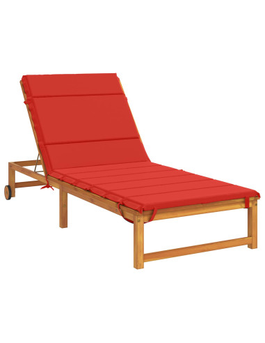 Cuscino per Lettino GEMERT 100% Poliestere Rosso