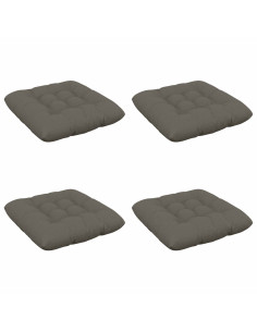 Cuscini per Seduta VIANEN 4 pz 100% Poliestere Grigio 2