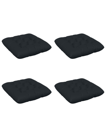 Cuscini per Seduta VIANEN 4 pz 100% Poliestere Blu Scuro