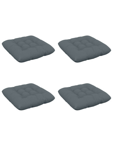 Cuscini per Seduta VIANEN 4 pz 100% Poliestere Blu