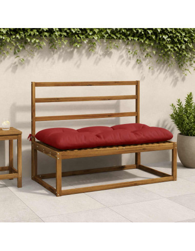 Cuscino per panchina VIANEN 100% Poliestere Rosso