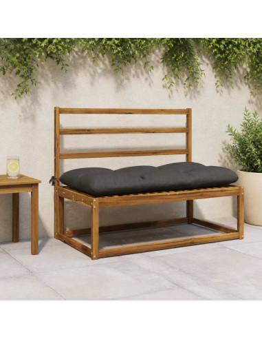Cuscino per panchina VIANEN 100% Poliestere Antracite