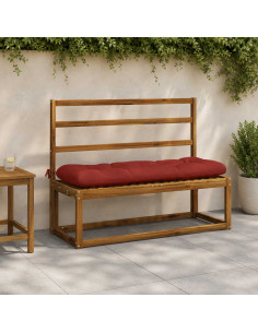 Cuscino per panchina VIANEN 100% Poliestere Rosso