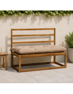 Cuscino per panchina VIANEN 100% Poliestere Sabbia
